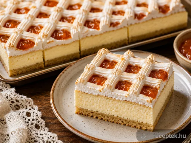 Rákóczi túrós szelet habcsókkal